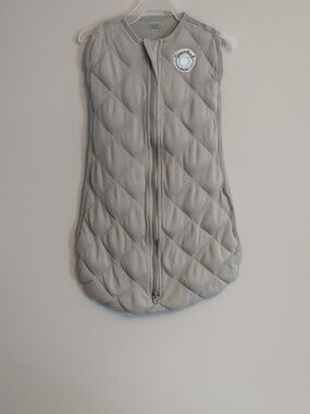 Dreamland Dream Weighted Cotton Sleep Swaddle Sack In Gray Grey - 0/6 Months